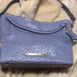 Periwinkle/light blue Brahmin shoulder bag